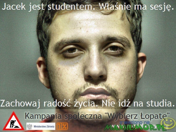 Jacek jest studentem